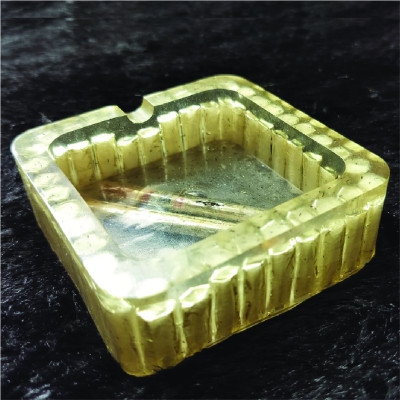White Color Buds Resin Ashtray