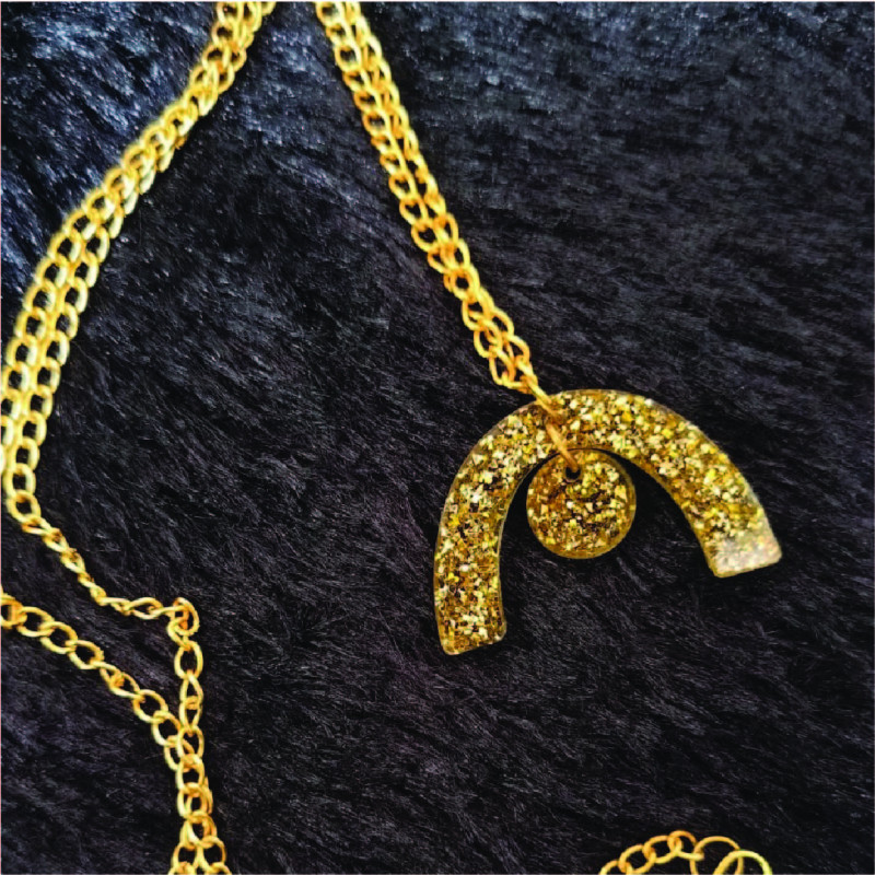 Beautiful Resin Necklace