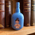 Traditional Namaste Hand-Painted Bottle Decor