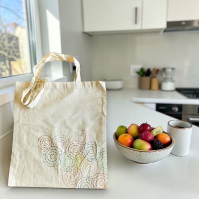 Handcrafted Ethnic Pattern Jute Bag