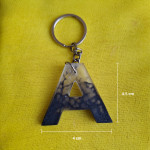 Handmade Resin Keychain Letter A | Stylish Initial Gift Charm
