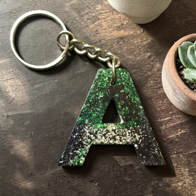 Handmade Resin Keychain A | Unique Personalized Gift