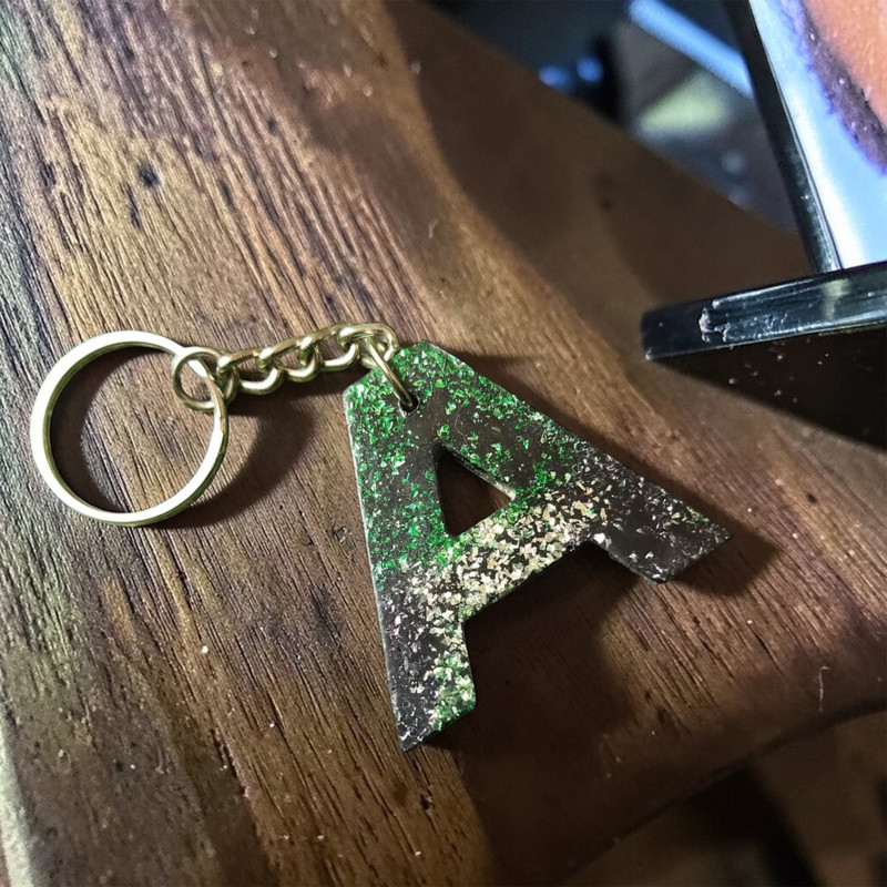 Handmade Resin Keychain A | Unique Personalized Gift