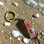 Handmade Alphabet I Resin Keychain